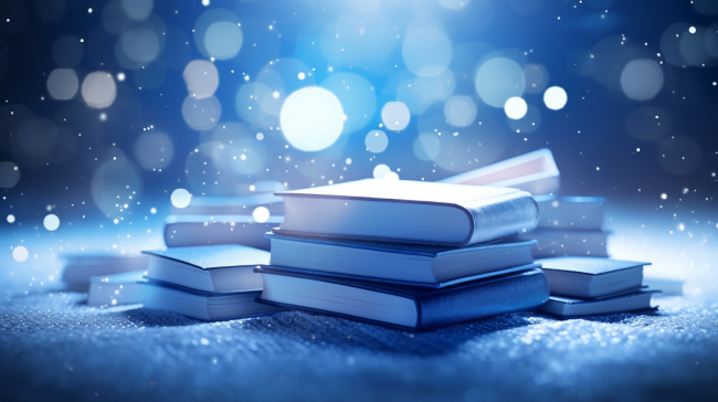 a pile of books